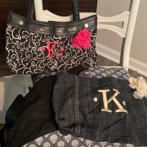 Thirty one purse and 3 skirts